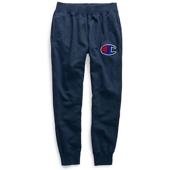 dark blue champion sweatpants